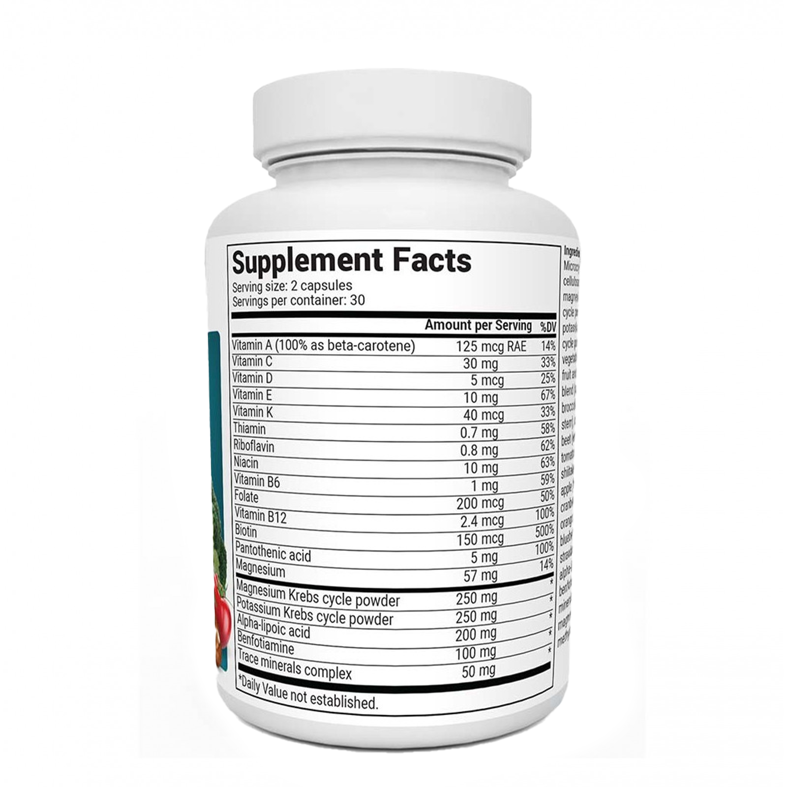 Натуральные мультивитамины с минералами (предыдущее название – Кето энергия)