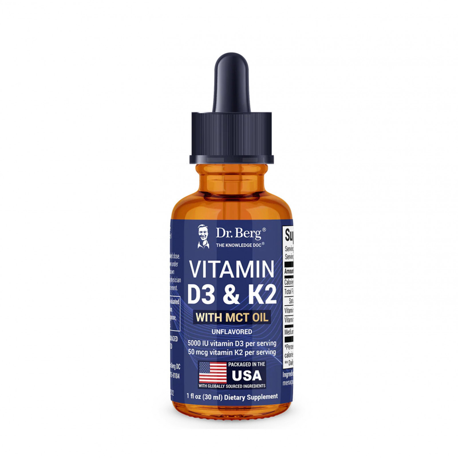 Витамины D3 и K2 с маслом MCT